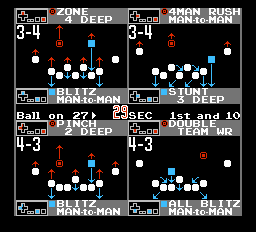 Play Action Football screenshot 3 for NES